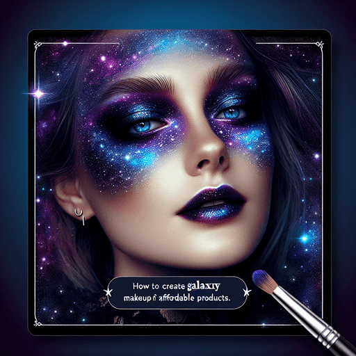 Cara Membuat Makeup Galaksi dengan Produk yang Terjangkau