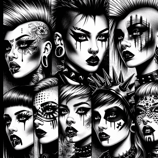 10 Inspirasi Makeup Punk Rock untuk Tampilan Bold dan Edgy